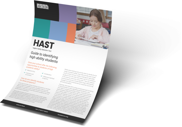 HAST program - Higher Ability Selection Test (HAST) - ACER