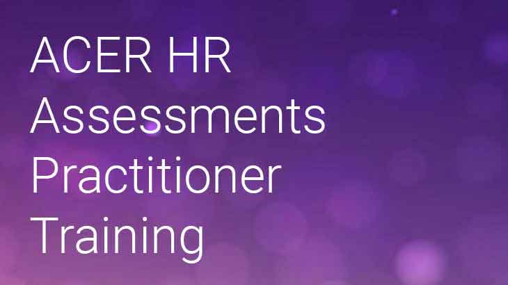 ACER HR Assessments Practitioner Training
