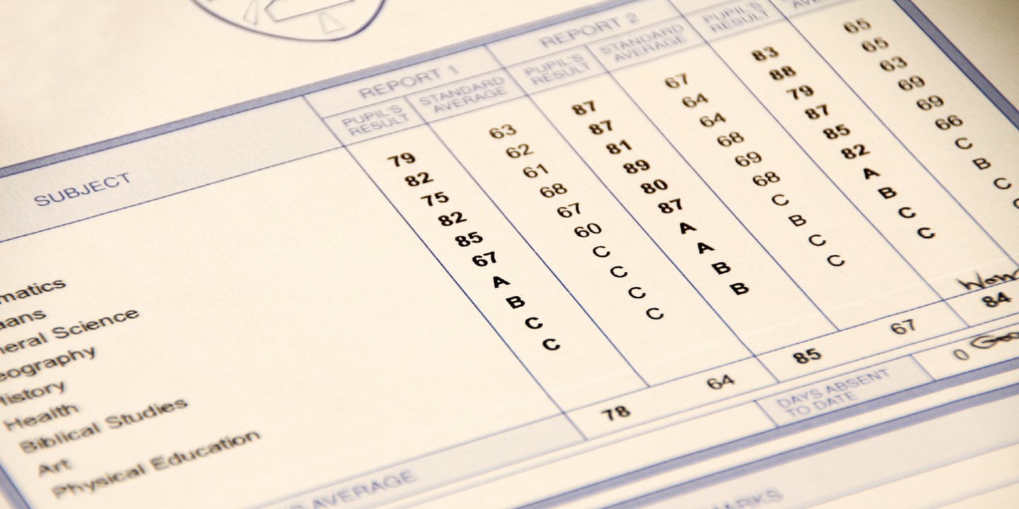 Grades leave parents in the dark