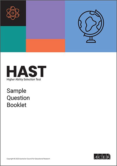 HAST 2023 sample question booklet cover