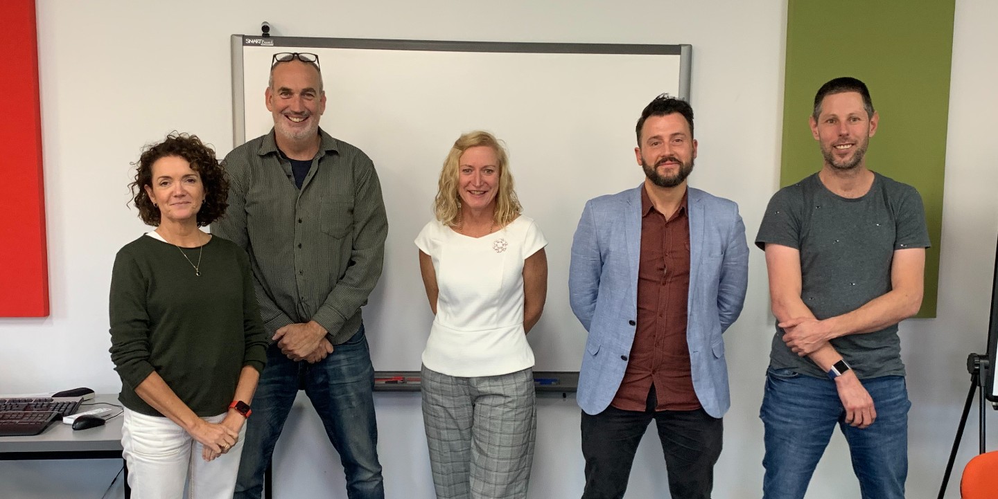 Pictured L-R: Georgia Heffernan (Deputy Principal, Catholic Ladies’ College); Christopher Short (Principal, Berwick Chase Primary School); Karen Snibson (Principal, Phoenix P-12 Community College); James Taylor (Assistant Principal, Richmond High School); Dr Timothy O’Leary (former Director of Learning, St John’s College)