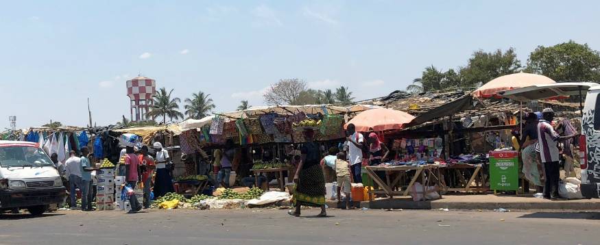 Market in Nampula, Mozambique.