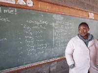 African teacher