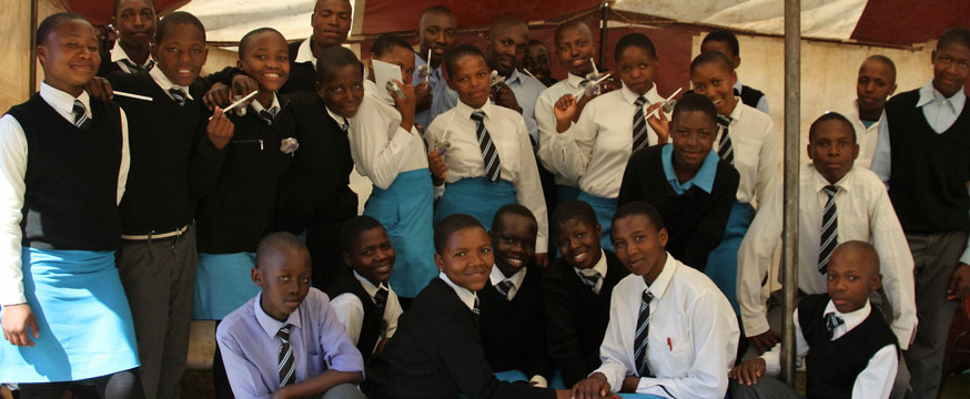 Lesotho schoolchildren