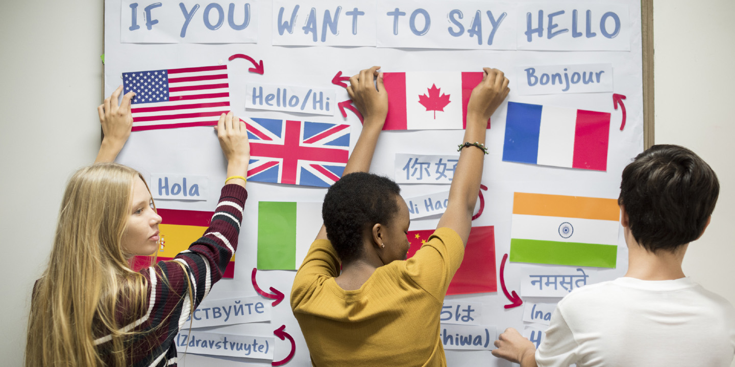 Australian students say they understand global issues, but few are learning another language compared to the OECD average 